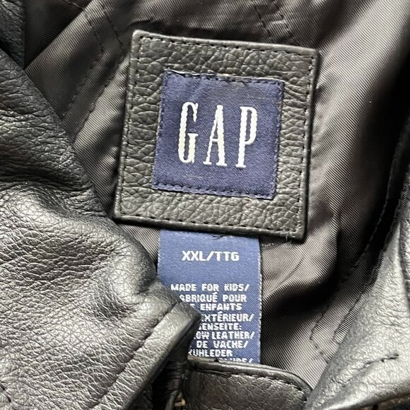 Gap Youth/Junior Leather Jacket - Picture 3 of 8